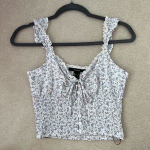 forever 21 floral tank top